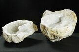 Large Sparkling Quartz Geode - Morocco #351955-1